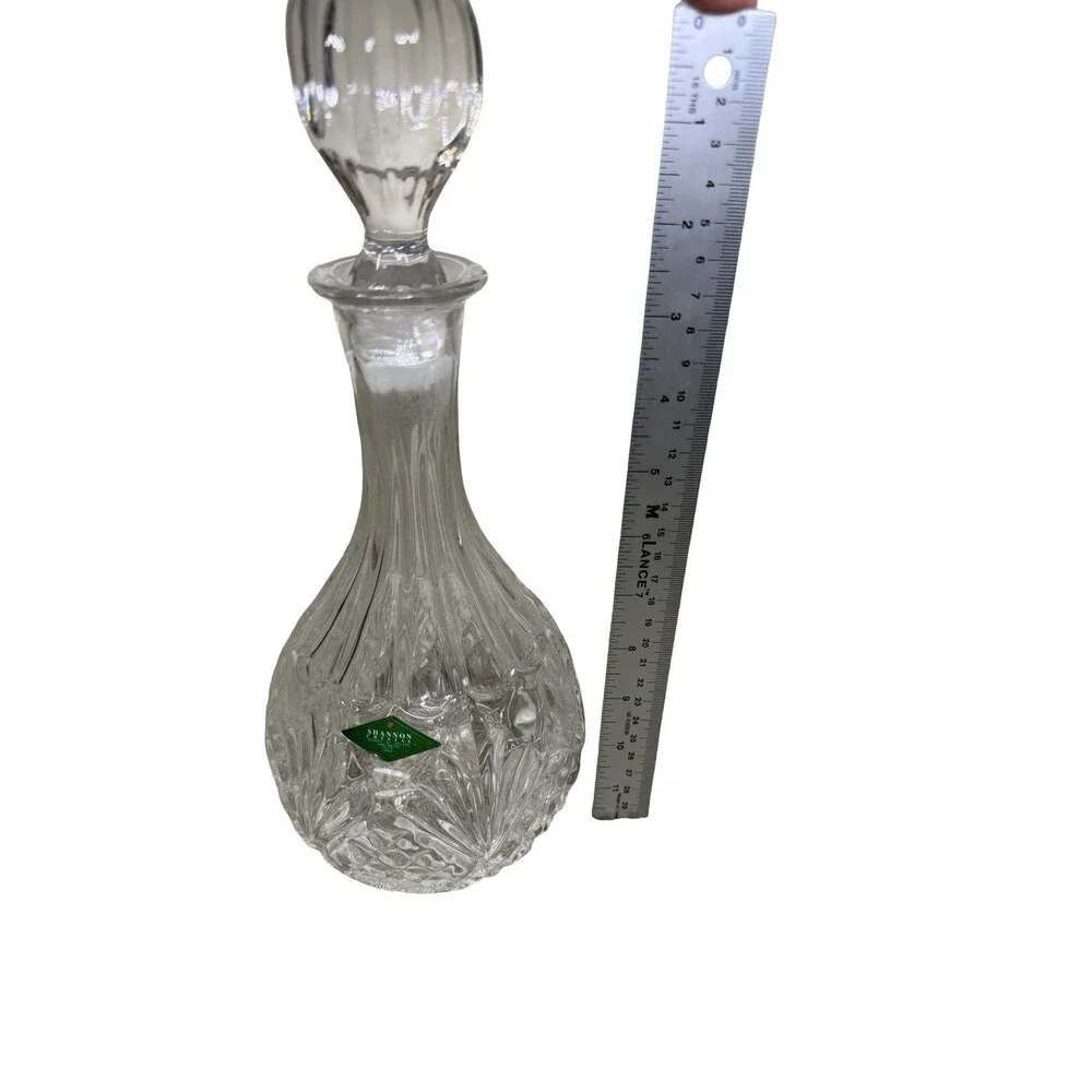 Crystal Decanter Shannon Designs of Ireland Hand Crafted